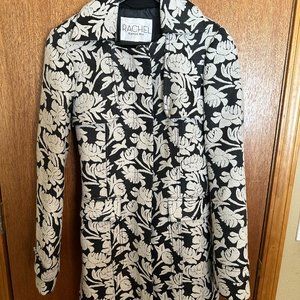 RACHEL Rachel Roy Floral Trench Coat w Pockets